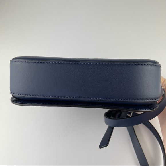 NWT Kate Spade Nadine Colorblock Medium Flap Shoulder Bag Light Blue / Navy - Picture 5 of 10